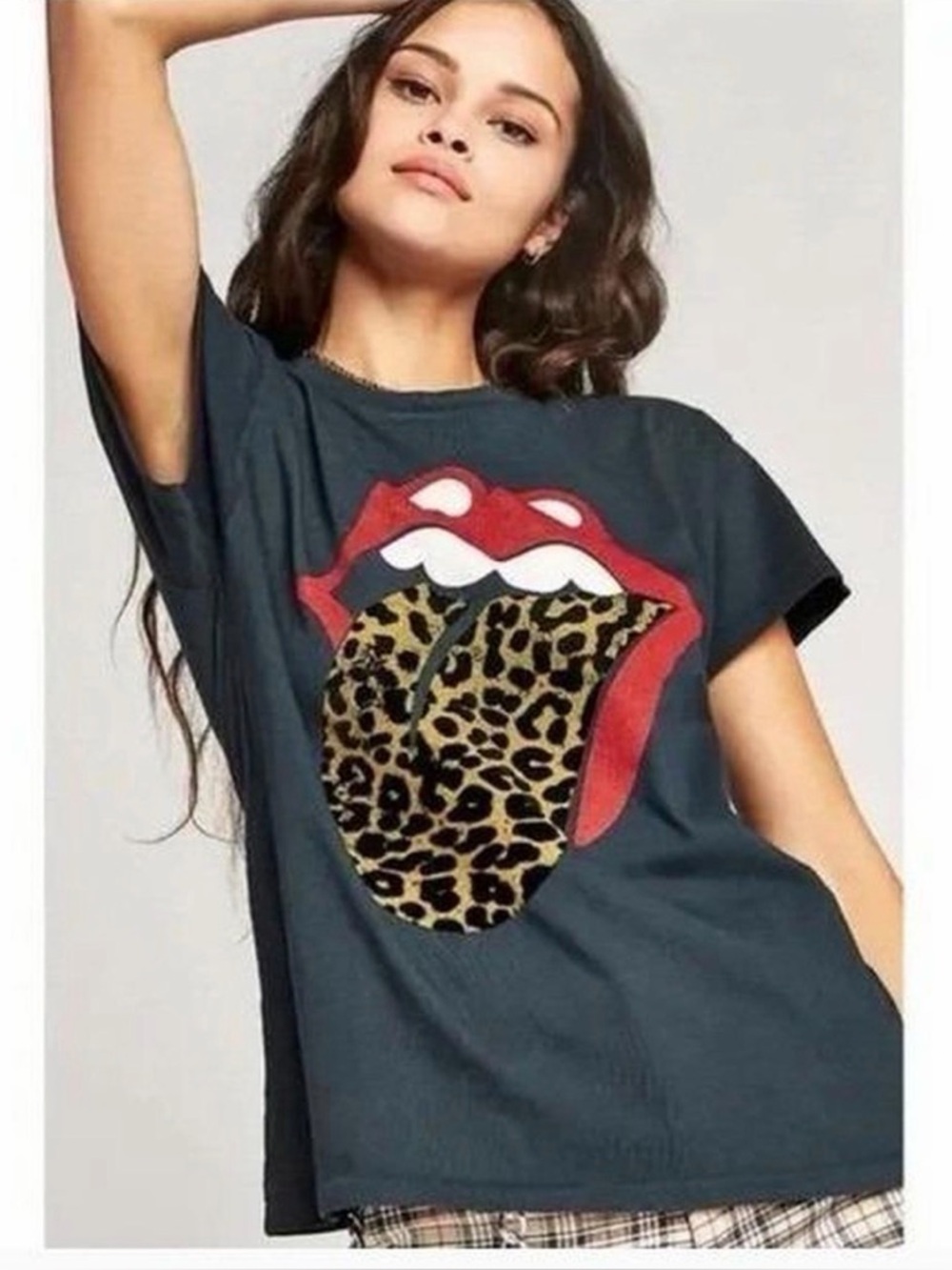 Daydreamer Rolling Stones Leopard Tongue Tour Tee Size Medium